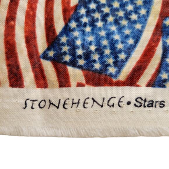 Northcott Stars and Stripes Fabric 55x44" American Flag Patriotic Cotton Print - Picture 7 of 12